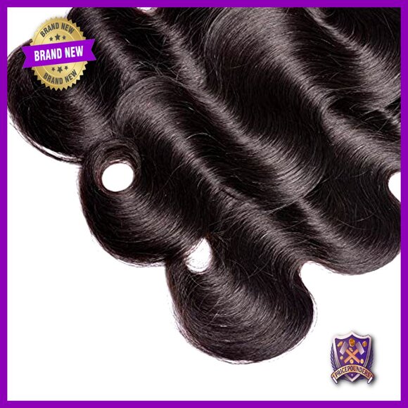 Brazilian Virgin Human Hair Extensions 20 22 24 Inch Body Wave 3 Bundle main image 4